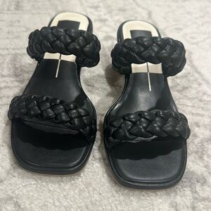 Dolce Vita braided leather heels